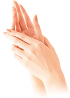 手部护理是指当你的手接触到水后感到有皴裂感时，进行护理。