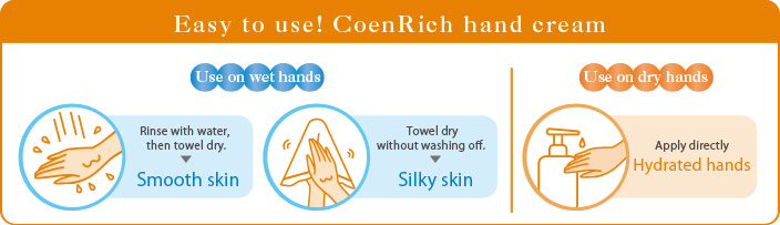 Easy to use! CoenRich hand cream