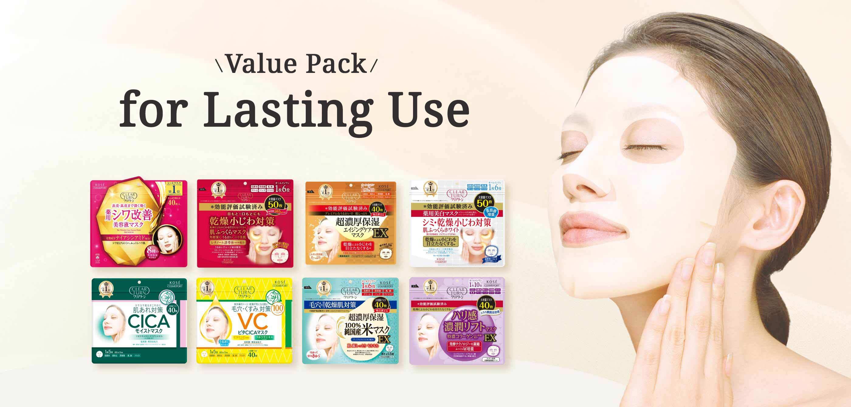 Value Pack for Lasting Use