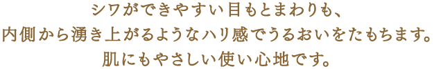 肌へのやさしさを考えた、弱酸性＆４フリー処方。